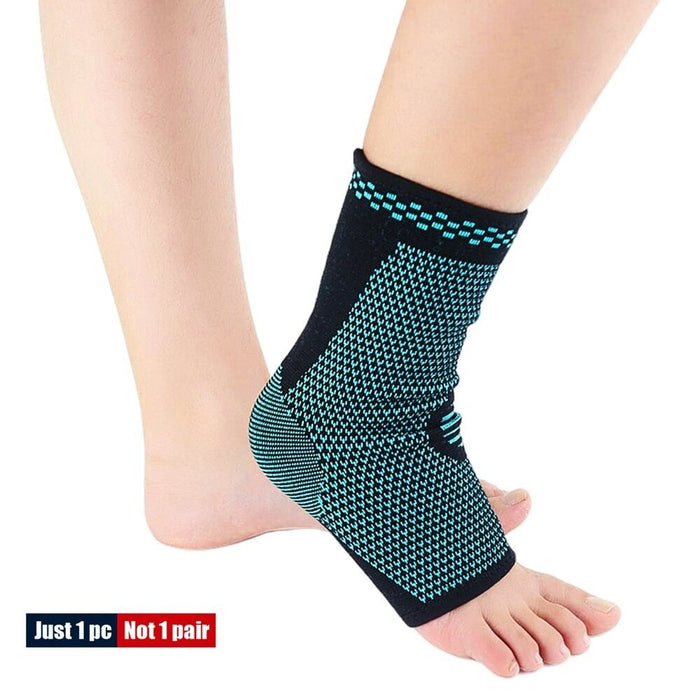 1Pc Breathable Knitted Stretch Ankle Fingerless Cover for Cycling Running Basketball