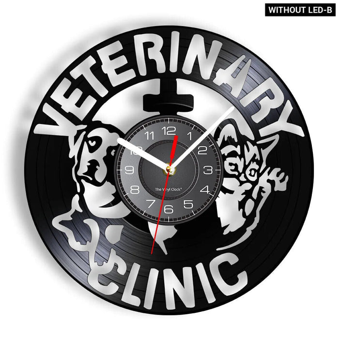 Pet Care Vinyl Wall Clock