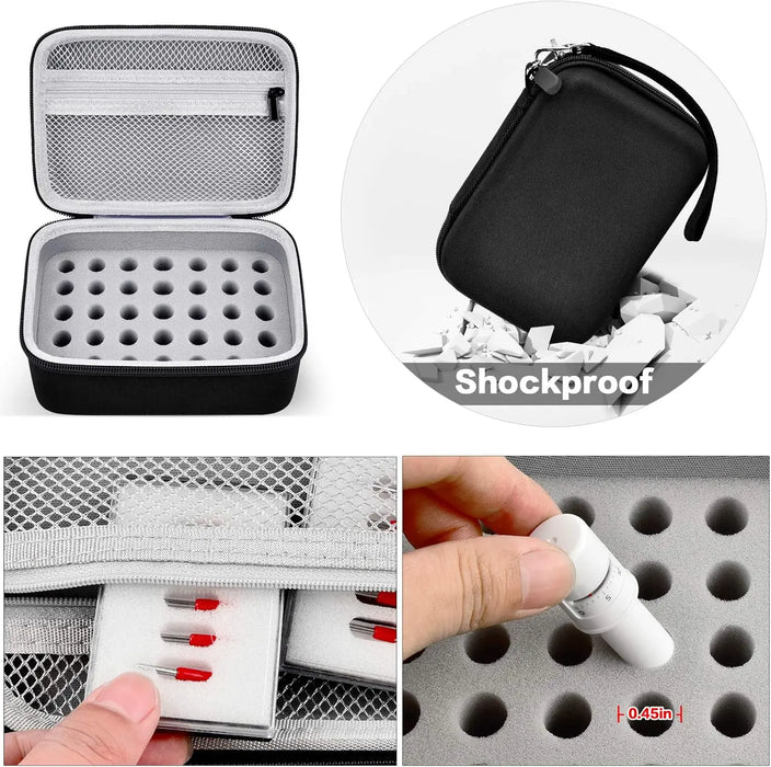 35 Piece Rotary Tool Organizer For Silhouette Cameo