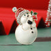 Enamel Snowman Lapel Pin For Women