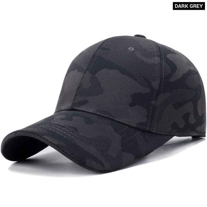 Adjustable Camo Baseball Cap / Hat For Outdoor Wear