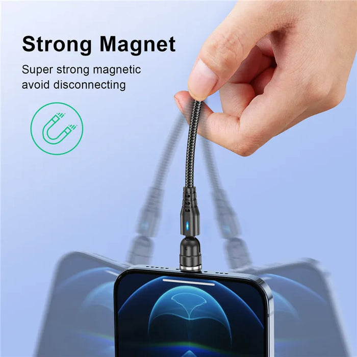 5a Magnetic Fast Charging Cable For Iphone Xiaomi