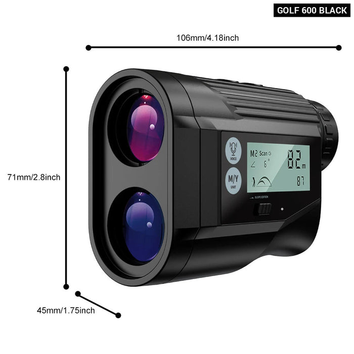 Usb Rechargeable Laser Golf Rangefinder With Slope