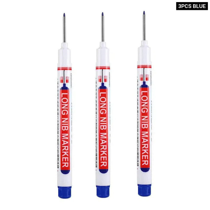 White Permanent Paint Pen Set For Multiple Surfaces 0.7Mm Tip