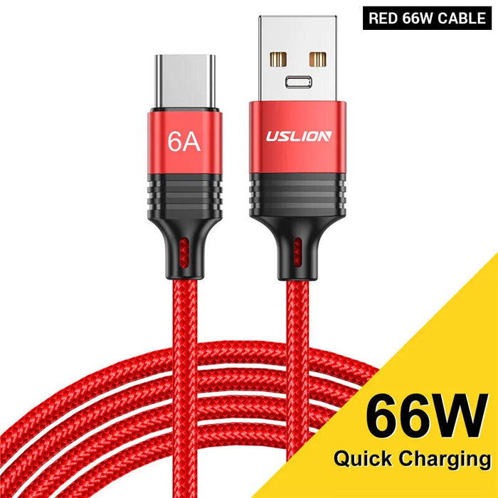 100W Usb C Pd Charging Cable For Samsung S22 S21 Xiaomi 12T Pro