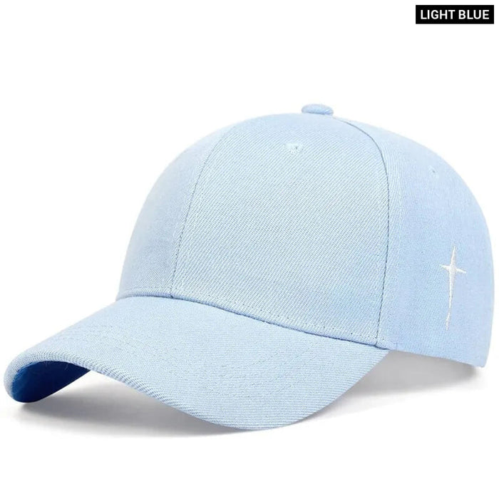 Adjustable Water Drop Embroidered Baseball Cap / Hat For Outdoor Wear