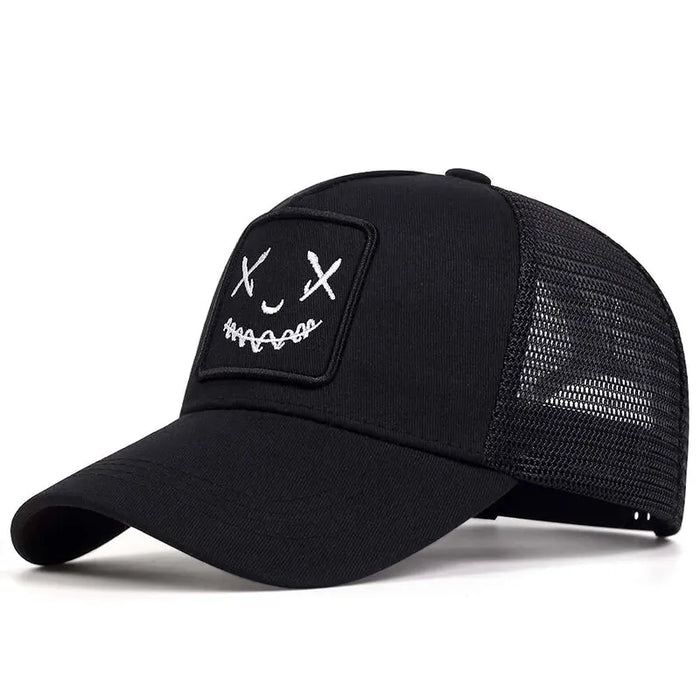 Adjustable Ghost Face Baseball Cap / Hat For Outdoor Sun Protection