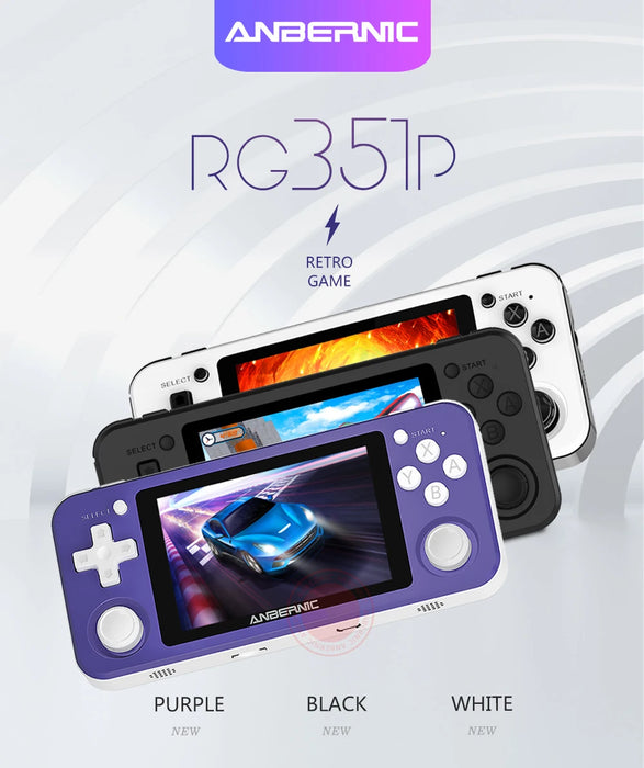 Rg351p Retro Game Console 3.5 Ips Screen 64g Open Source System Rk3326 Portable Handheld 2400 Games