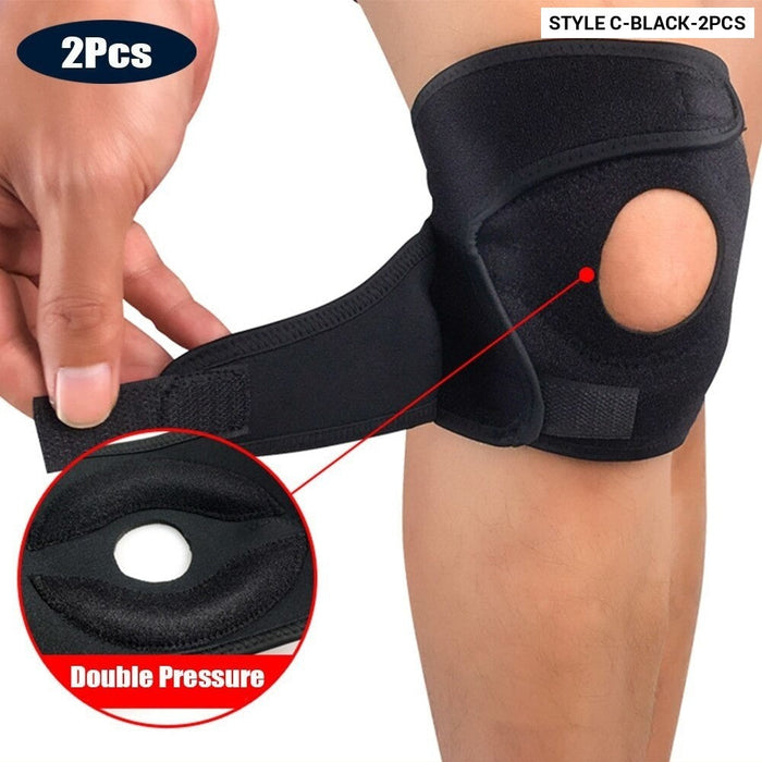 2Pcs/Pair Adjustable Patella Knee Brace for Cycling Basketball Football