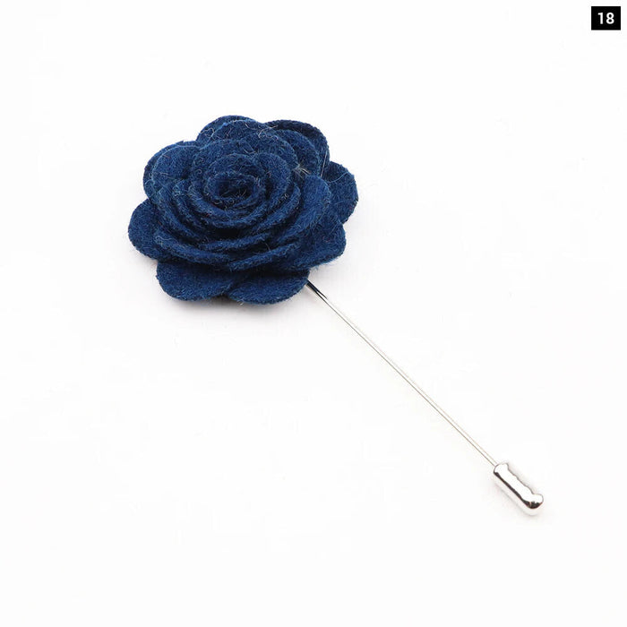 Handmade Romantic Flower Brooch 34 Colours