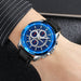 Men’s Pu Band Leather Analog Display Quartz 3atm 30m