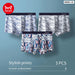 3 Piece Youth Print Boxer Set For Men