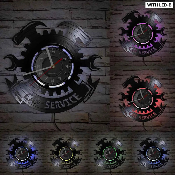 Car Repair Wall Clock