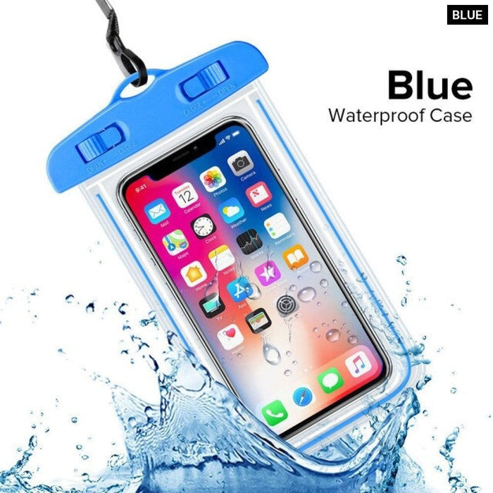 Waterproof Phone Case Swimming Water Proof Bag Universal Underwater Phone Protector Pouch PV Cover for iPhone 12 Pro Xs Max XR X