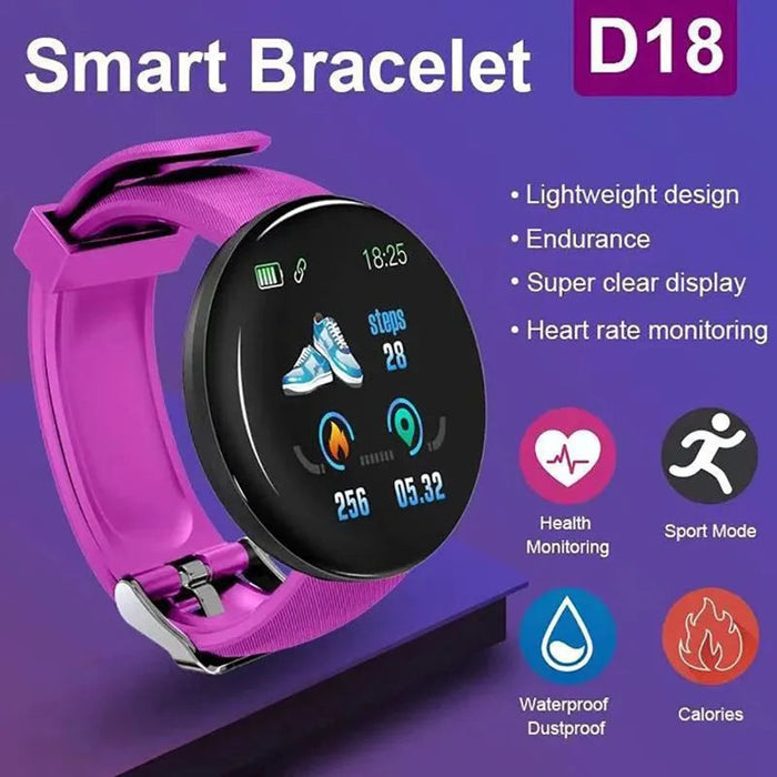 Men Women Heart Rate Blood Pressure Fitness Tracker Sport