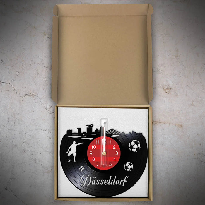 Dusseldorf Vinyl Record Wall Clock