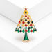 Christmas Tree Lapel Pin Office School Accessory For Women