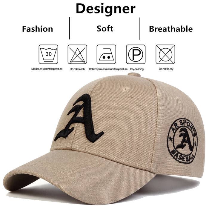 Embroidered Gothic Baseball Cap / Hat For All Seasons