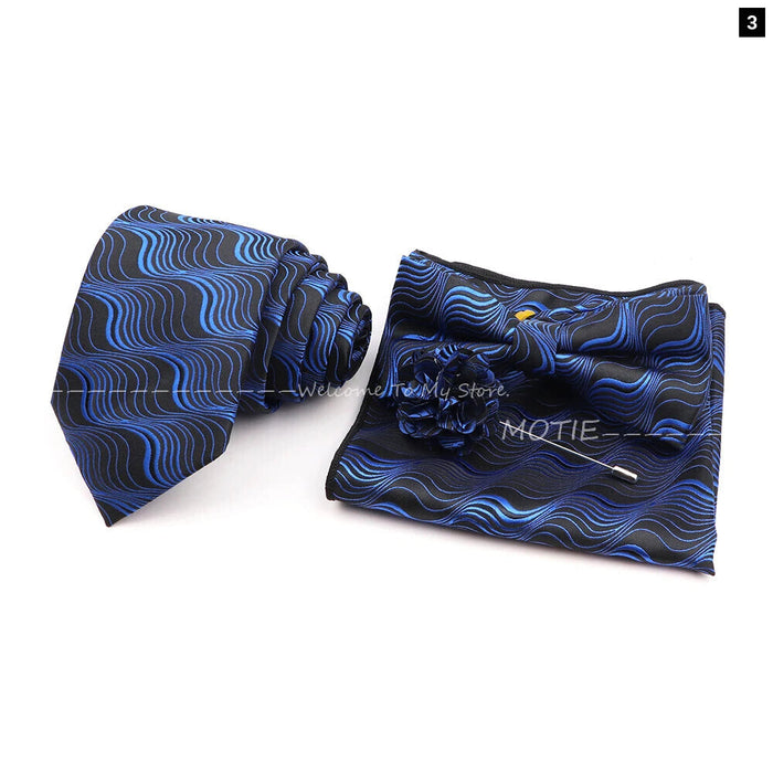 Classic Plant Tie Set For Weddings And Daily Wear