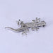 Abalone Shell Gecko Brooch Pin Luxury Lapel For Womens