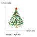 Christmas Tree Brooch For Women