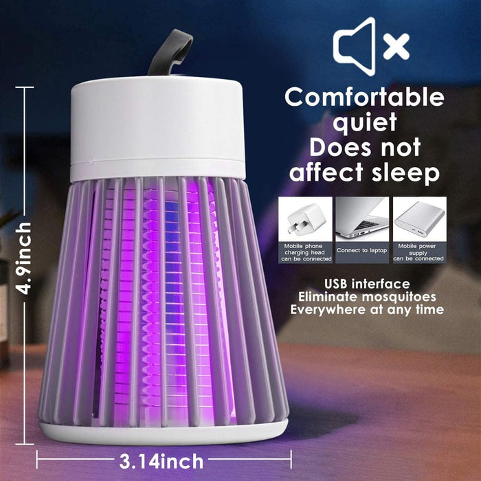 Electric Shock Mosquito Killer Lamp USB Fly Trap Zapper Insect Killer Repellent Bedroom Outdoor Anti Mosquito Trap