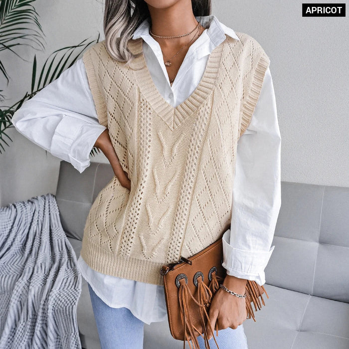 Knit Sleeveless Vest