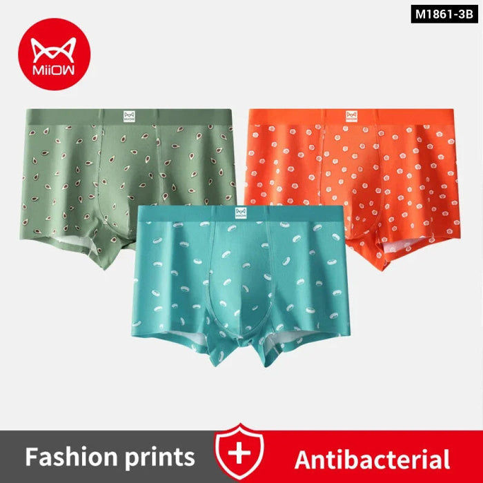 Antibacterial Mens Boxer Briefs Set