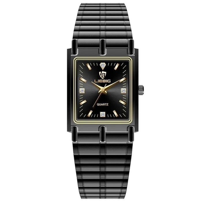 Luxury Stainless Steel Bracelet Quartz Watches Male Ladies Clock Fashion Golden Wristwatches Mens Women