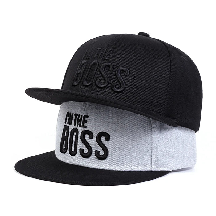 Boss Letter Embroidery Hip Hop Hat