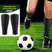 1pair Soccer Protective Shin Guard Socks With Pocket