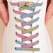 No Tie Elastic Shoelaces With Diamond Buckle