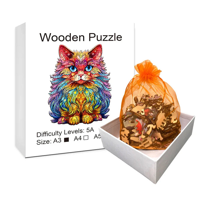 Persian Cat Wooden Puzzles