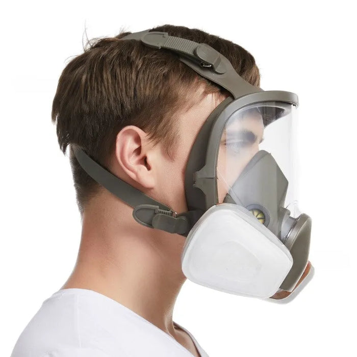 Full Face Anti Fog Gas Mask For Industrial Painting And Safety