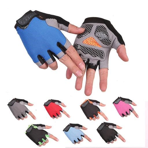 Breathable Half Finger Cycling Gloves For Fitness Training