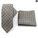 Mens Plaid Wool Tie Set For Business Weddings And Gifts