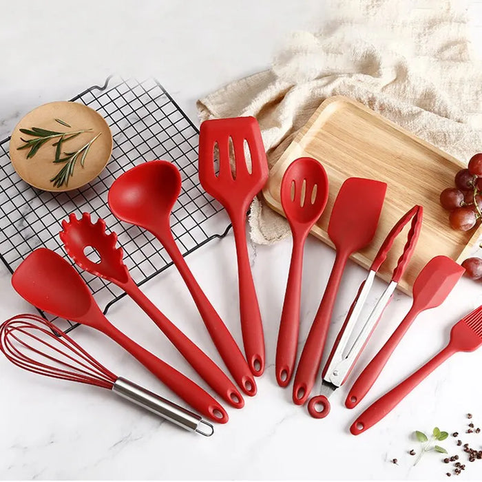 10 Piece Silicone Cookware Set