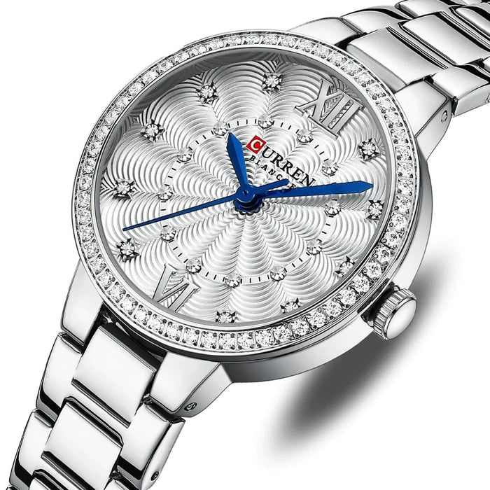 Creative Waterproof Steel Silver Watches For Women