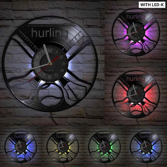 Hockey Wall Clock For Boys Room