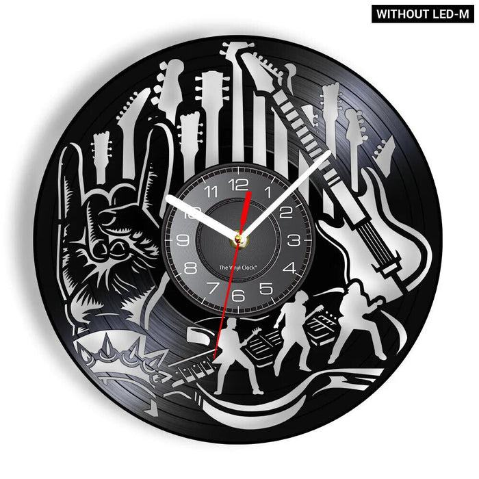 Music Speaks Vinyl Record Wall Clock