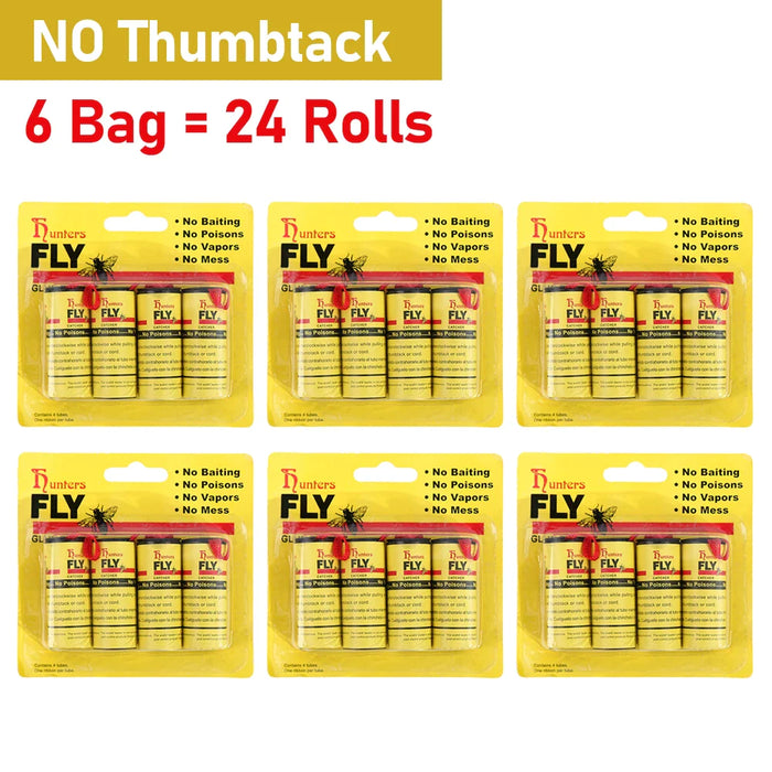 40 Rolls Fly Sticky Paper For Insect Control