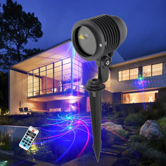 Rgb Star Outdoor Waterproof Christmas Laser Light Projector