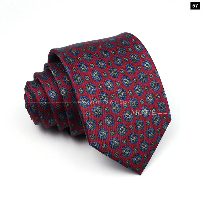 Blue Paisley Necktie For Weddings And Daily Wear