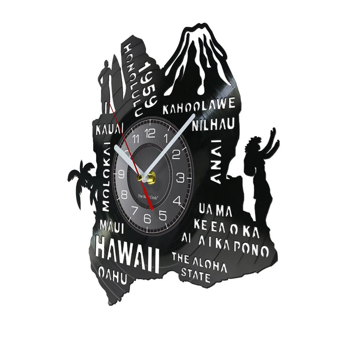 Hawaii Home State Wall Clock