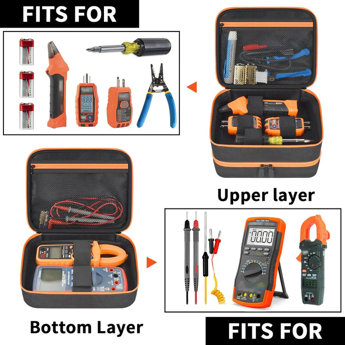 Klein Tools Et310 Circuit Breaker Gfci Outlet Test Kit Case Compact Storage For Home Tester Kit