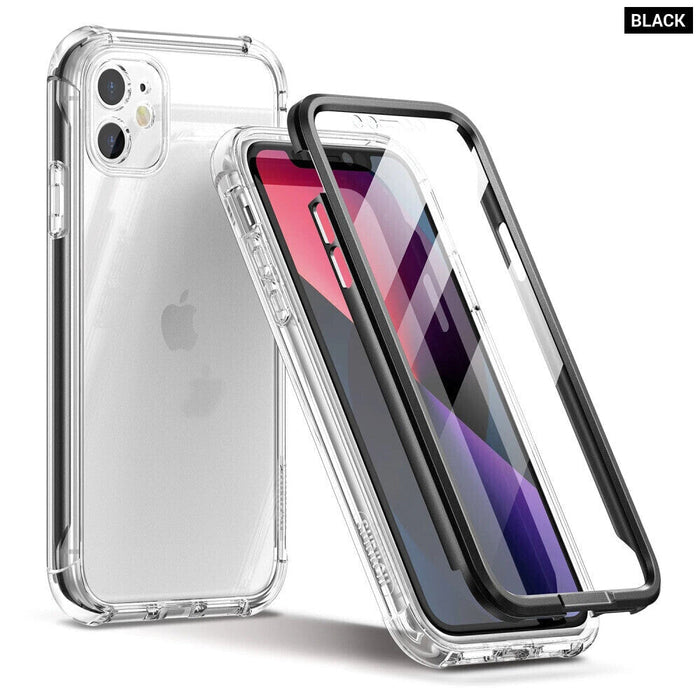 Iphone 11 Case Full Body Protection With Built In Screen Protector Shockproof Rugged Cover 6.1