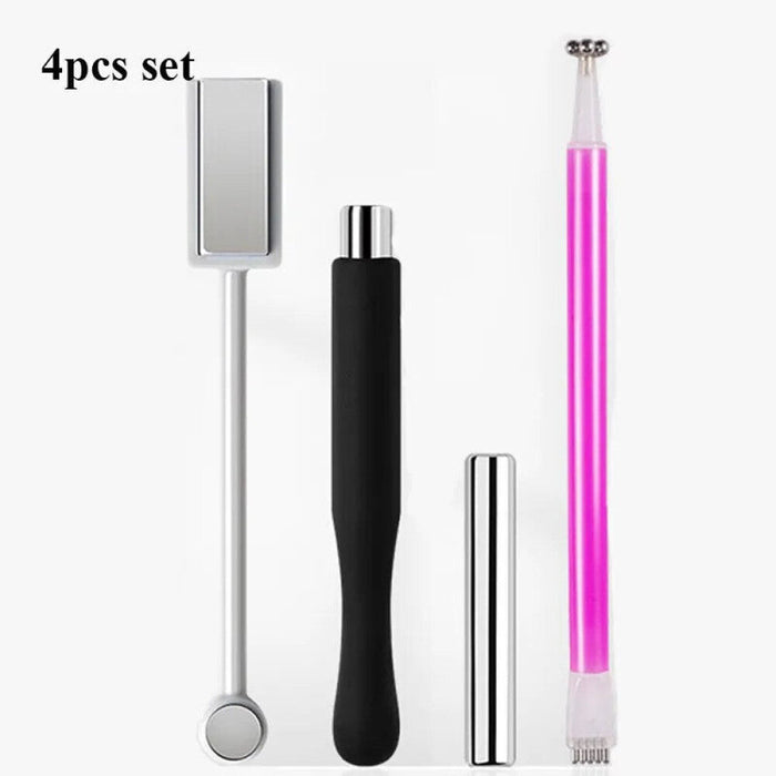 4 Piece Magnetic Nail Art Tool Set For Gel Nails