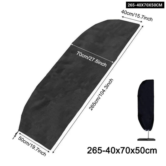 Waterproof Cover Outdoor Sunshade Umbrella Cover Garden Weatherproof Patio Cantilever Parasol Rain Cover