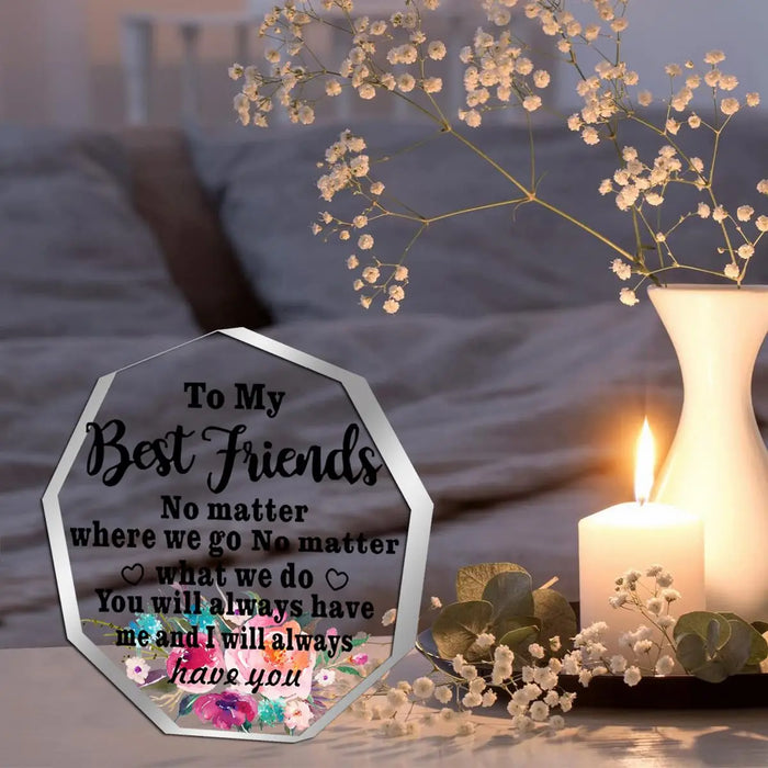 Desktop Decoration Acrylic Good Friends Gift