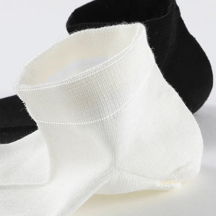 5 Pairs Of Breathable Cotton Mens Socks